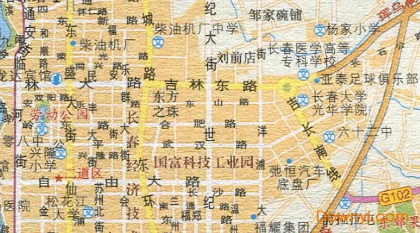 长春市最新地图探索，城市新貌与梦想之旅的自信启程